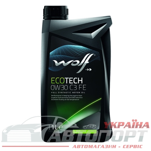 Моторна Олива Wolf 0W-30 Ecotech C3 FE 1л