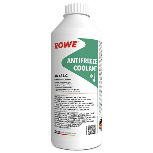 Антифриз Rowe -80°C AN 18 LC Hightec Antifreeze Coolant AN 18 LC 1.5л