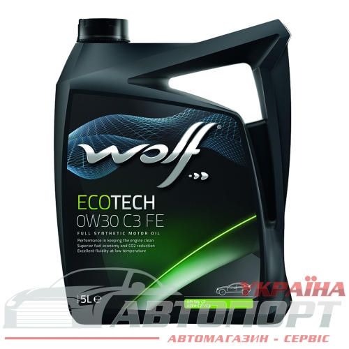 Моторна Олива Wolf 0W-30 Ecotech C3 FE 5л