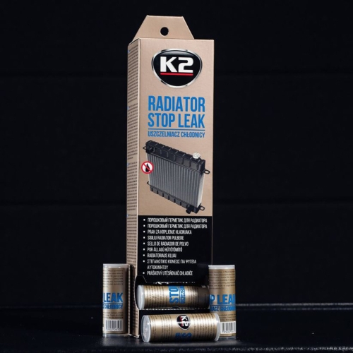 Герметик для радіатора K2 Stop Leak порошок 18,5гр