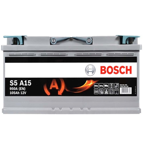 Акумулятор автомобільний Bosch 105Ah 950A AGM S5A 150 L6 R+