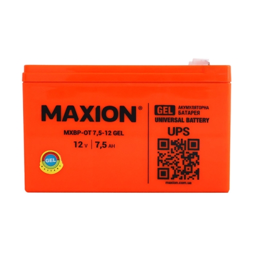 Аккумулятор Гелевый Maxion GEL 12V 75Ah MXBP-OT 75-12