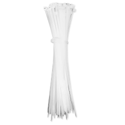 Хомут пластиковий Maxion 7.6х350мм білий 50шт/упак