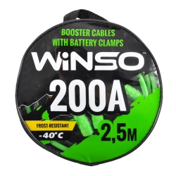 Кабелі пускові прикурювача Winso 200A 2.5м в сумці