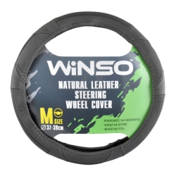 Чохол на кермо Шкіряний Winso М 37-39 чорний 141220