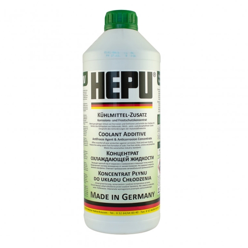 Антифриз Hepu -80°C G11 зелений P999-GRN 1.5л