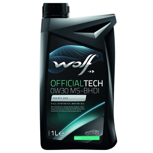 Моторна Олива Wolf 0W-30 Officialtech MS-BHDI 1л