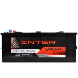 Аккумулятор автомобильный Inter 190Ah 1250A Sport L+ D5
