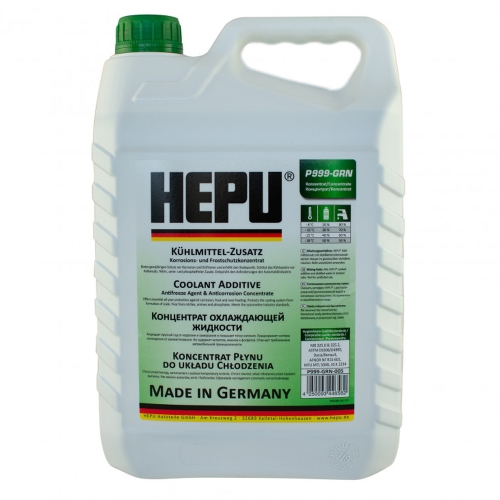 Антифриз Hepu -80°C G11 зелений P999-GRN-005 5л