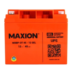 Акумулятор Гелевий Maxion GEL 12V 45Ah MXBP-OT 45-12 -|+