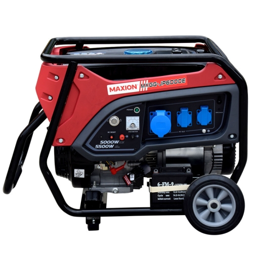 Генератор бензиновий Maxion 5.5 кВт ручний+електро старт 1 фаза JP6000E