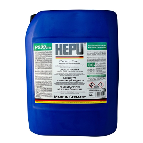 Антифриз Hepu -80°C G11 зелений P999-GRN-020 20л