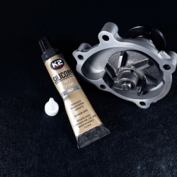 Герметик силіконовий K2 SIL Grey +350С сірий 85гр