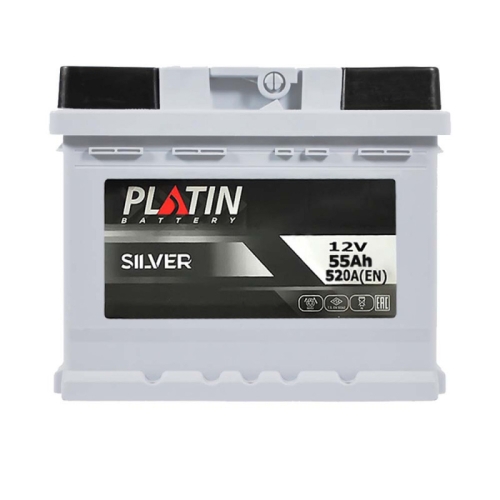 Акумулятор автомобільний Platin 55Ah 520A Silver MF L+ L1