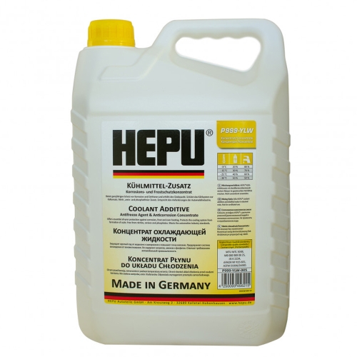 Антифриз Hepu -80°C G11 Жовтий P999-YLW-005 5л