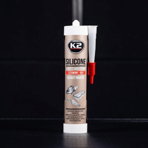 Герметик силіконовий K2 SIL Red +350С червоний 300гр