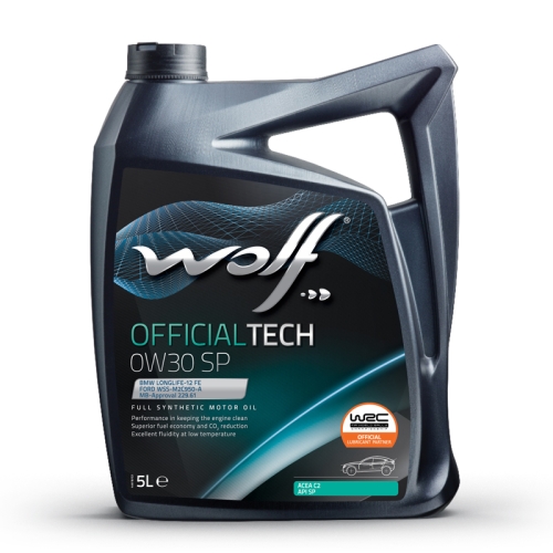 Моторна Олива Wolf 0W-30 Officialtech SP 5л