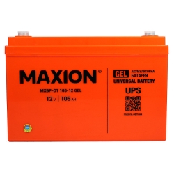 Акумулятор Гелевий Maxion GEL 12V 105Ah MXBP-OT 105-12 +|-