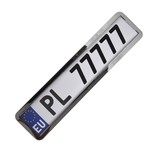 Рамка номерного знаку Winso Металева Хром