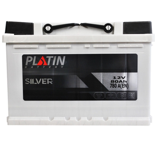 Аккумулятор автомобильный Platin 80Ah 780A Silver MF R+ L3