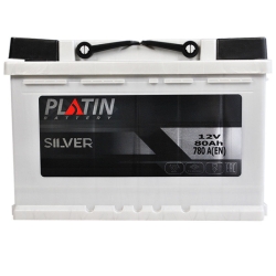 Акумулятор автомобільний Platin 80Ah 780A Silver MF R+ L3