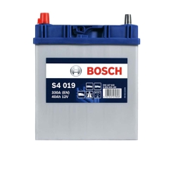 Акумулятор автомобільний Bosch 40Ah 330A S40 190 B19 Asia L+ тонк клема