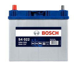 Акумулятор автомобільний Bosch 45Ah 330A S40 220 B24 Asia L+ тонк клема