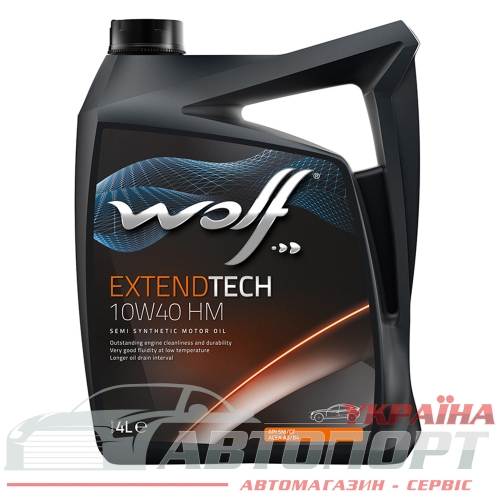 Моторна Олива Wolf 10W-40 Extendtech HM 4л