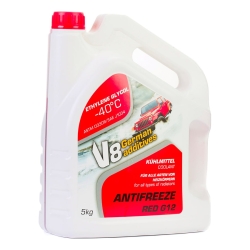 Антифриз V8 -40°C G12+ червоний 5кг