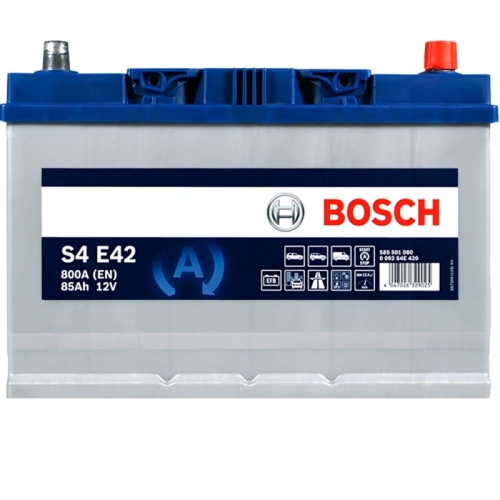 Акумулятор автомобільний Bosch 85Ah 800A EFB Asia S4E 420 D31 R+ н. к.