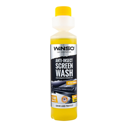 Омивач скла літній концентрат Winso Anti-Insect Screen Wash 1:100 Citrus 250мл