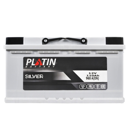 Аккумулятор автомобильный Platin 110Ah 960A Silver MF R+ L5