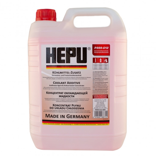 Антифриз Hepu -80°C G12 Червоний P999-G12-005 G12 5л