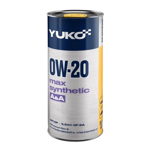 Моторна Олива Yuko 0W-20 Max Synthetic 1л