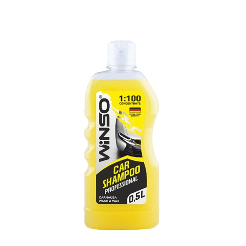 Автошампунь концентрат з воском карнауби Winso 1:100 Car shampoo carnauba 500мл