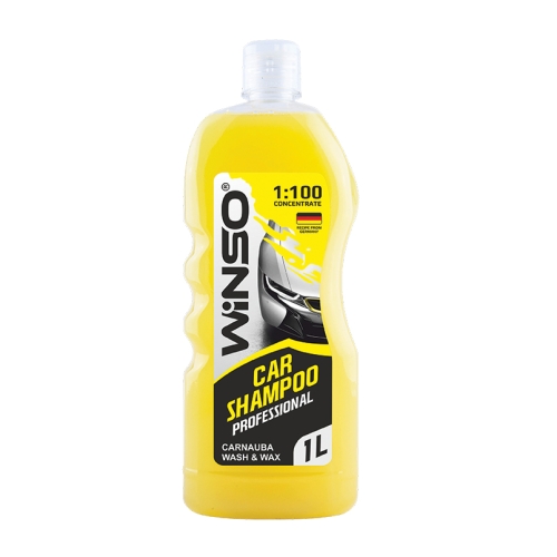 Автошампунь концентрат з воском карнауби Winso 1:100 Car shampoo carnauba 1л
