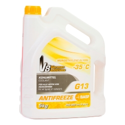 Антифриз V8 -35°C G13 МЕГ жовтий 5кг