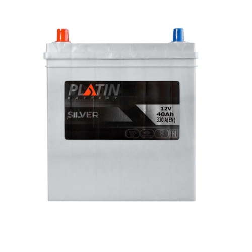 Аккумулятор автомобильный Platin 40Ah 330A Silver Asia SMF L+ NS40