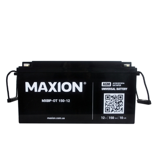 Акумулятор Стаціонарний Maxion AGM 12V 150Ah MXBP-OT 150-12 +|-