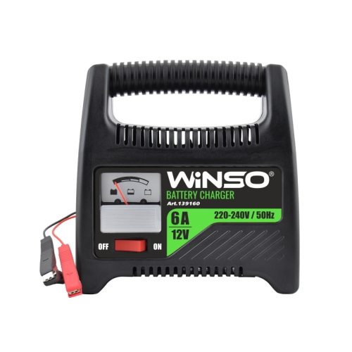 Зарядний пристрій АКБ Winso Амперметр індикація 6A 6-12V 6-80Ah