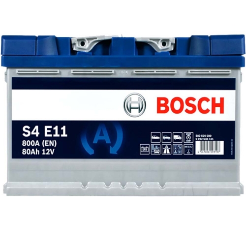 Акумулятор автомобільний Bosch 80Ah 800A EFB S4E 111 L4 R+