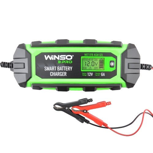 Імпульсний Зарядний пристрій Winso PRO LCD 6A 12V 4-150Ah