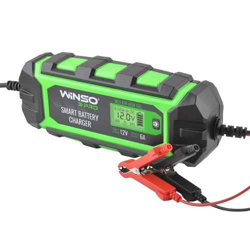 Імпульсний Зарядний пристрій Winso PRO LCD 6A 12V 4-150Ah