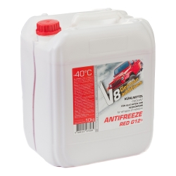 Антифриз V8 -35°C G12+ МЕГ червоний 10кг