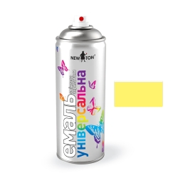 Фарба Емаль Універсальна New Ton RAL 1016 Лимонно-жовта Аерозоль 400мл