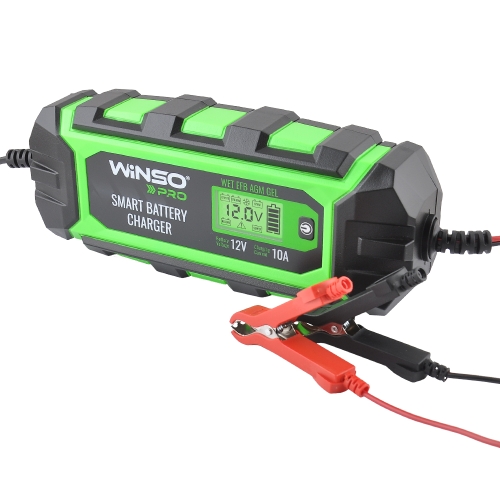 Імпульсний Зарядний пристрій Winso PRO LCD 10A 12V 4-120Ah