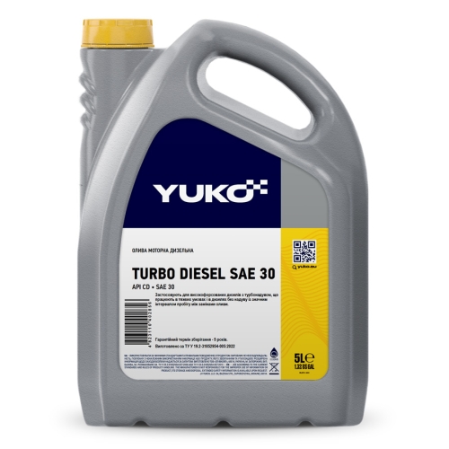 Моторна Олива Yuko SAE30 Turbo Diesel 5л