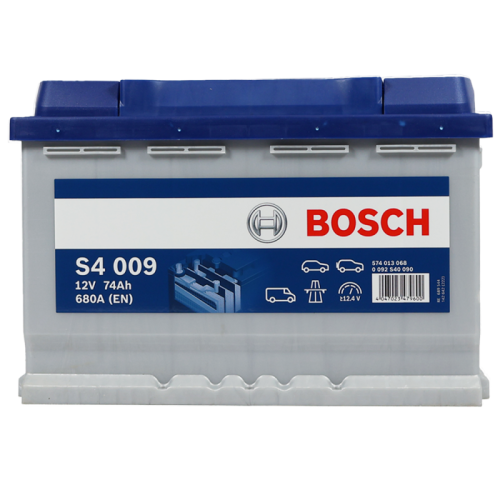Акумулятор автомобільний Bosch 74Ah 680A S40 090 L3 L+