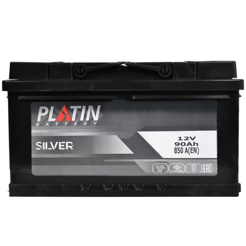 Акумулятор автомобільний Platin 90Ah 850A Silver MF R+ LB4