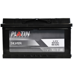 Акумулятор автомобільний Platin 90Ah 850A Silver MF R+ LB4